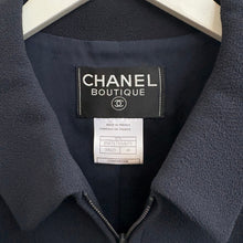 Load image into Gallery viewer, ICONIC AW 1997 CHANEL NAVY SUIT, ZIP
