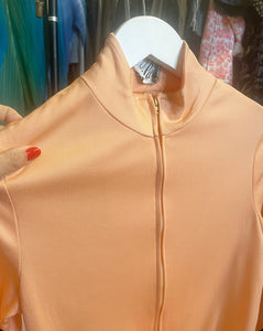 1970S PEACH JUMPSUIT