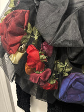 Load image into Gallery viewer, 1980S KIMIJIMA FLOWERS VELVET NET DRESS
