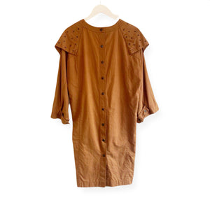 UNUSUAL BROWN COWGIRL DRESS