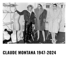 Load image into Gallery viewer, 1980S CLAUDE MONTANA NAVY LEATHER SUIT
