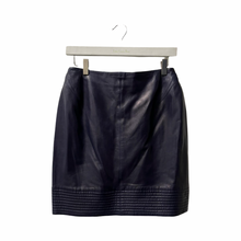 Load image into Gallery viewer, 1980S CLAUDE MONTANA NAVY LEATHER SUIT

