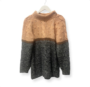 1980S MOHAIR MIXED TEX JUMPER