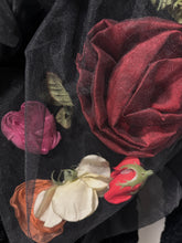 Load image into Gallery viewer, 1980S KIMIJIMA FLOWERS VELVET NET DRESS
