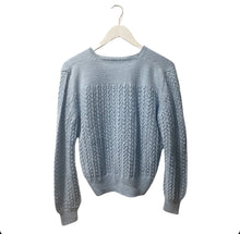 Load image into Gallery viewer, BABY BLUE KNIT CARDI

