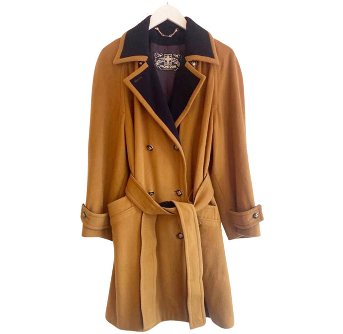 1980S CACHE D’OR WOOL/CASHMERE COAT