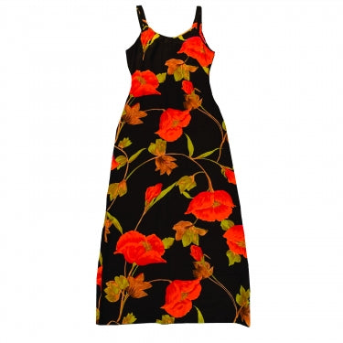 70s floral maxi dress