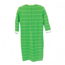 Load image into Gallery viewer, KNIT GREEN STRIPED DRESS

