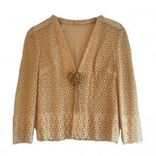 Load image into Gallery viewer, LACE CREAM CARDIGAN
