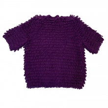 Load image into Gallery viewer, PURPLE FRILLY CARDIGAN
